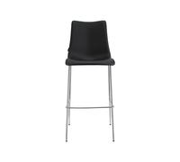 Tabouret Assise rembourré Sans Accoudoirs Scab Zebra Pop 2555 EP 75 Noir