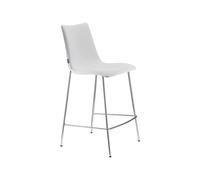 Tabouret Assise rembourré Sans Accoudoirs Scab Zebra Pop 2556 EP 74 Blanc