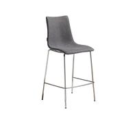 Tabouret Assise rembourré Sans Accoudoirs Scab Zebra Pop 2556 T3 25 Gris Classique