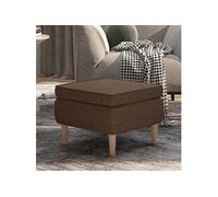 vidaXL Tabouret 52x52x42 cm - Marron