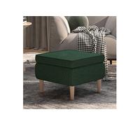 vidaXL Tabouret 52x52x42 cm - Vert foncé