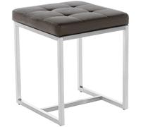 Tabouret Barci similicuir - Brun