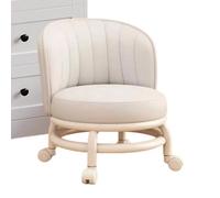 Tabouret Bas à roulettes Siège Bas Moderne, Esthétique et Confortable | Petits tabourets roulants pour le travail pour maison chambre séjour salle de bain bureau bar boutique salon de