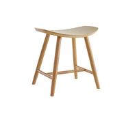 Tabouret bas bois clair h46.5 demory