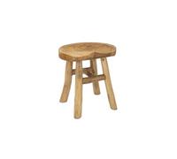 Tabouret bas Mauro Ferretti - En teck, 40 x 32 x 42 cm