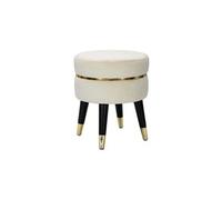 TABOURET PARIS CRÈME/OR