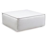 Tabouret Blanc Salon Meuble élégant Design de Luxe Style Italien Nouveau