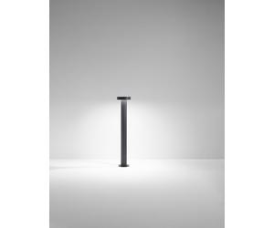 Tabouret - Borne De Jardin Led 12W, Ip65, 960 Lm, H. 60 Cm, 3000K, Aluminium Peint, Borne Extérieure, Anthracite - Perenz