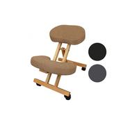 Vivezen - Tabouret, Chaise Ergonomique, siège Assis Genoux en Bois Pliable et réglable - 3 Coloris