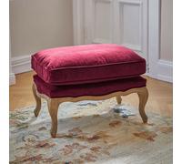 Tabouret Corlay bordeaux/marron H/L/P env. 50/70/50 cm