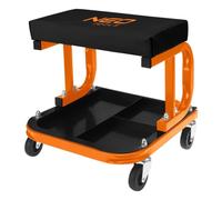 Tabouret d’atelier à roulettes avec plateau porte-outils 11-604