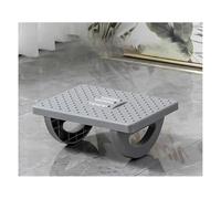 Tabouret d'appoint, Forte capacité de Charge, Massage à Rouleaux, Coussinet Pied antidérapant, adapté Plusieurs scénarios(Gray)