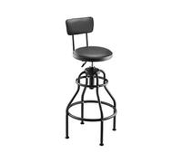 VEVOR Tabouret d'Atelier avec Dossier, Tabouret de Mécanicien sur Roulettes avec Capacité de Charge Maximale de 136 kg, Siège de Garage Rembourré Pivotant à 360°, Réglable en Hauteur, pour Garage