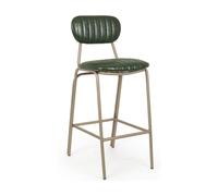 Addy Tabouret de Bar Vert Foncé
