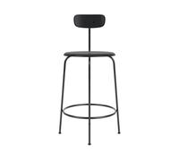 Tabouret de Bar Audo Afteroom H91 Frêne Peint Noir