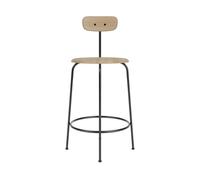 Tabouret de Bar Audo Afteroom H91 Noir/ Chêne Naturel