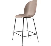 GUBI Tabouret de bar Gubi 3D bas sweet pink. structure en acier noir