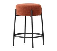 Tabouret de Bar Bouclette Tucson 60cm Rouge