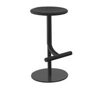 Tabouret de bar capitonné 60-70cm Tibu pneumatic height adjustable from 60-77cm