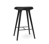 Tabouret de Bar Mater, Chêne Noir Noir, 74 cm