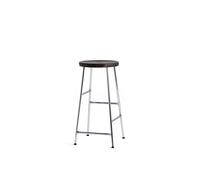 HAY Tabouret de bar Cornet 65 cm Smoked oiled oak-chrome