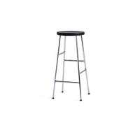 HAY Tabouret de bar Cornet 75 cm Soft black oak-chrome
