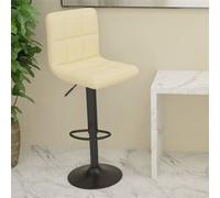Vidaxl Tabouret De Bar Crème Tissu