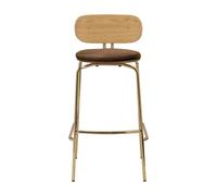 Tabouret de Bar Curious Teddy Marron/ Laiton
