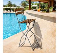Tabouret de bar de brasserie Chaise de bar pliante Chaise de jardin pliante