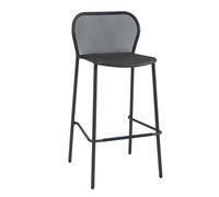 Tabouret de bar de jardin Darwin 75cm WxHxD 50x103x51cm