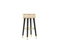 Tabouret de Bar Design London 74cm Beige - Polyuréthane