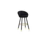 Tabouret de Bar Design "Prague" 104cm Noir