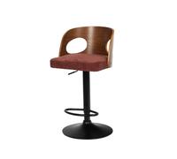 Tabouret de bar Émilie terracotta 65 cm - Amadeus