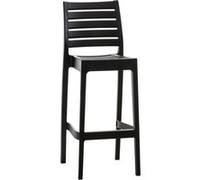 Tabouret de bar Ares en plastique - Noir