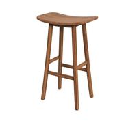Tabouret de bar en bois de teck 77 cm - Vittoria - Maison Pavane