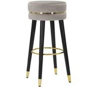 TABOURET DE BAR PARIS GRIS/OR