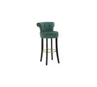 Tabouret de Bar en Velours "Luxy" 96cm Vert