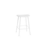 Muuto Tabouret de bar Fiber Tube 65 cm blanc