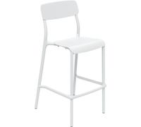 Tabouret de bar haut RIMO 520x545x1075 mm, Couleur : BLANC blanc