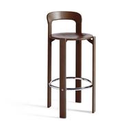 Tabouret de Bar HAY Rey H75 Brun Ambre