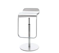 Tabouret de bar Lem Lapalma argent, Designer Shin, Tomoko Azumi, 37x63-75x42 cm