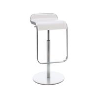 Tabouret de bar Lem Lapalma blanc, Designer Shin, Tomoko Azumi, 37x63-75x42 cm