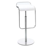 Tabouret de bar Lem Lapalma blanc, Designer Shin, Tomoko Azumi, 37x63-75x42 cm