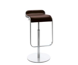 Tabouret de bar Lem Lapalma brun, Designer Shin, Tomoko Azumi, 37x63-75x42 cm