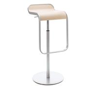 Tabouret de bar Lem Lapalma brun, Designer Shin, Tomoko Azumi, 37x74-87x42 cm