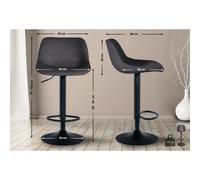 Tabouret de bar Loft - Gris foncé
