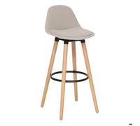 Atmosphera - Tabouret de Bar Maxon Beige h92,5cm