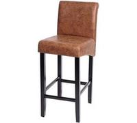 Tabouret De Bar Hwc-C33, Tabouret De Bar Tabouret De Comptoir, Bois Simli Daim, Pieds Foncés, Tissu/Textile Multicolore
