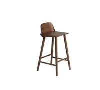 Muuto Tabouret de bar 65 cm Nerd Stained dark brown