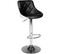 Tabouret de bar noir et blanc JASPER